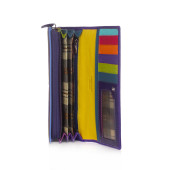 Portofel dama din piele naturala DiAmanti Valeria Purple D684